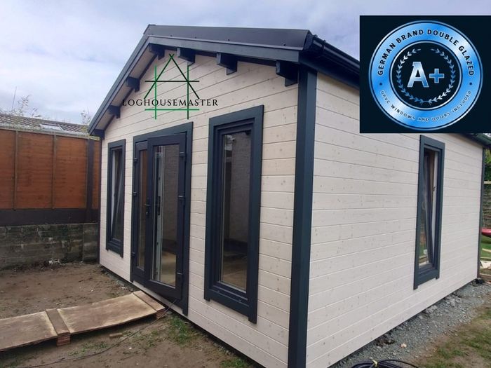 Garden Log Cabin 5m x 5m  16.6ft x 16.6ft