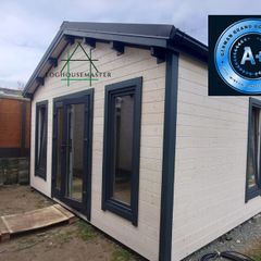 Garden Log Cabin 5m x 5m  16.6ft x 16.6ft