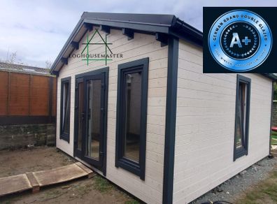 Garden Log Cabin 5m x 5m  16.6ft x 16.6ft