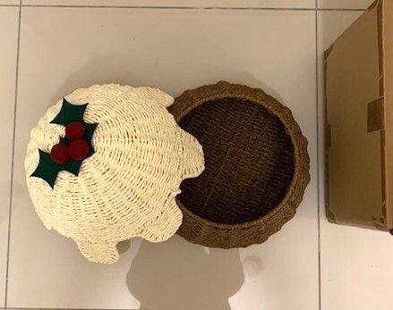 NEXT Christmas Pudding Storage Basket