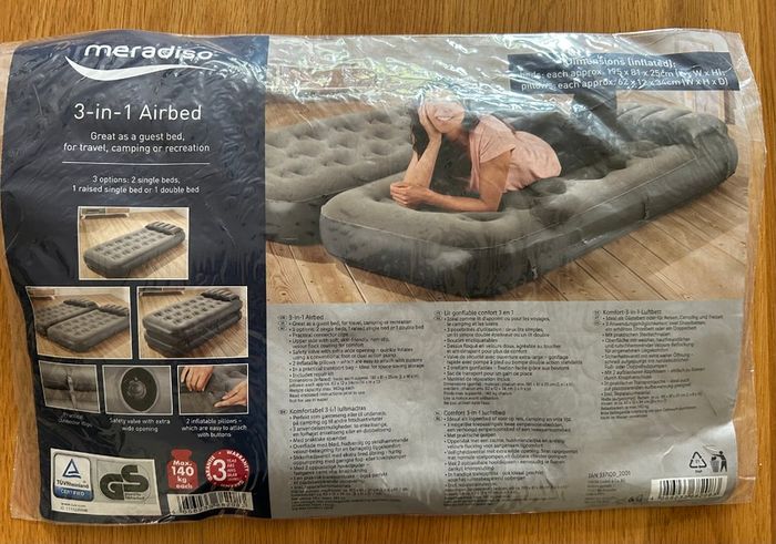 Camping Airbed - Inflation