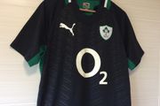 Ireland Rugby Jersey. Season 2011/2012. Official Puma Mens Alternate Jersey. Authentic Original From 2011. Not A Modern Day Remake.