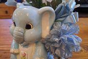 Vintage baby elephant planter