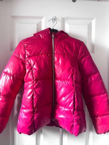 coat for girls . Pink Benneton coat