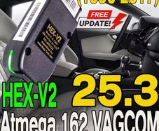 Newest Vagcom 25.3 Vag Com 25.3 Vcds Hexv2 Hex Can Interface For Vw Audi Skoda Seat Vag 25.3 Atmega162