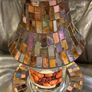 Yanky Candle Accents Large Jar Topper Glass Shade and Matching Plate Image 3