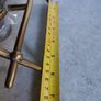 Antique Brass Tilting Kettle on Stand. Image 7
