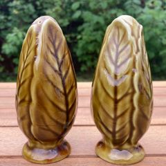 Vintage Ceramic Chicory Shakers