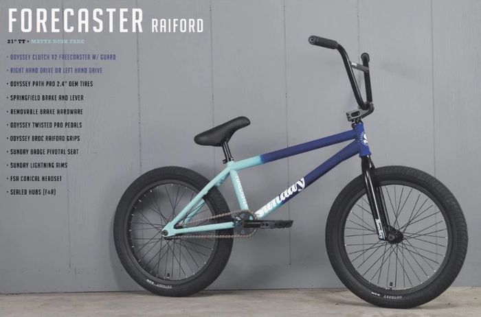 Sunday Forecaster 21" BMX (Broc Raiford signature model)