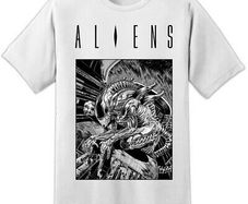 Alien Xenomorph genuine men tshirt(USA) Size Large