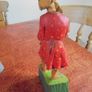 Hand Carved Figures x 2 for Sale Image 3