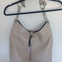 Authentic Jimmy Choo "Raven" Leather Hobo Shoulder Bag - Perfect Condition/New