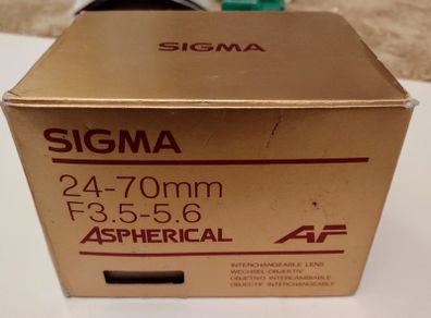 Sigma Lens 24-70mm F3.5-5.6
