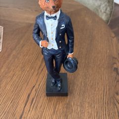 Fox Ornament (damaged ear) Free to Pick Up