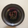 Vintage 24k Gold Painted Black Wall Plate/Plaque Image 6