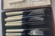 Antique Cutlery Fish Eating Cutlery Set
