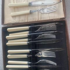 Antique Cutlery Fish Eating Cutlery Set