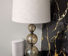 Smoked Glass Table Lamps