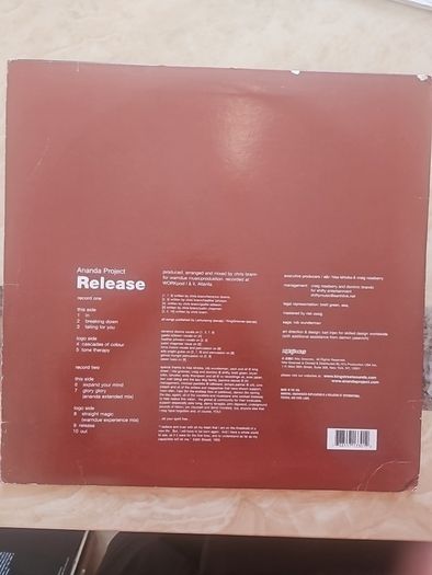 Ananda Project 2x12" - Release