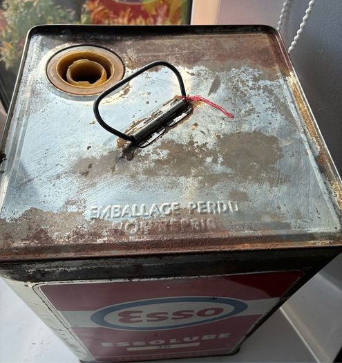 Vintage Esso 20L Oil Can