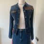 Denim embellished jacket. Size S Image 2