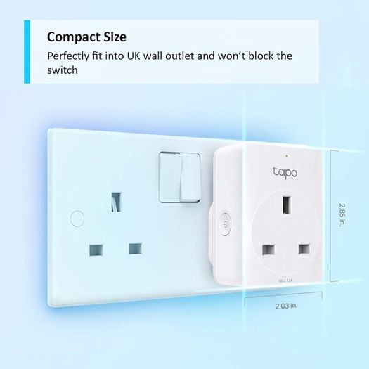 (2-Pack) Smart Plug, Wi-Fi Plug, App Remote Control, Alexa Plug, Voice Control with Alexa & Google, Away Mode, Scheduling & Timer, Device Sharing, Easy Set Up, Multiple Safety Guarantees