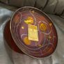 Vintage Czech Design From Miracle Studio Red 7 inch Bowl Image 2