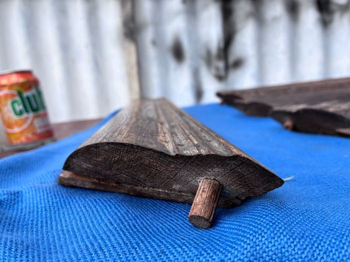 Old oak timber