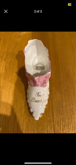 Victorian Porcelain Shoe