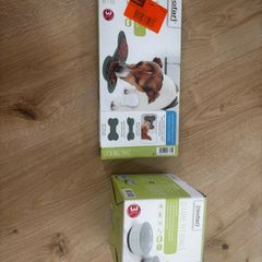 Brand new pet bowls and licking mat