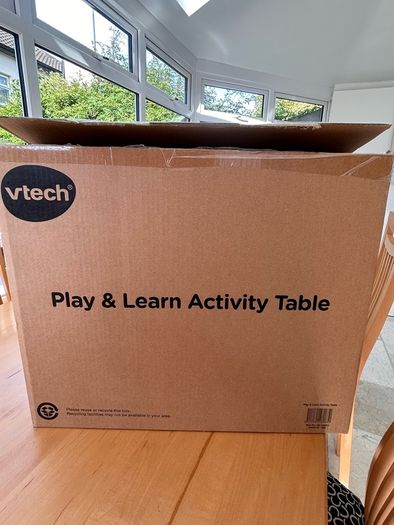 Vetch play and learn activity table