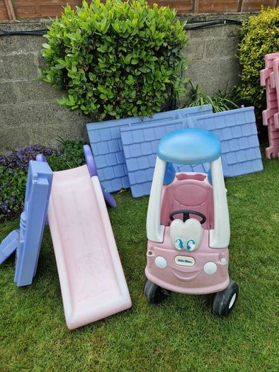 Little Tikes Country Cottage Playhouse, Slide and Car