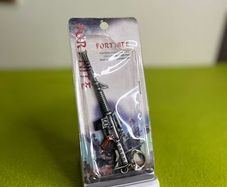 New Style Fortnite Metal Toy Gun Keyring Key chain.