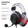 EKSA E900 Stereo Sound Wired Gaming Headset - Red - Detachable Mic (No Box) Image 3