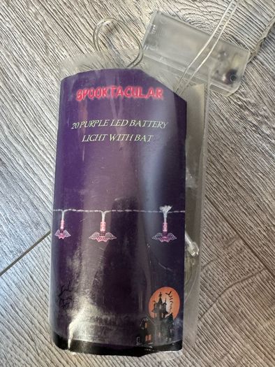 LED halloween bat lights