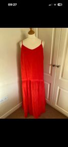 Lyocell coral sundress size 14