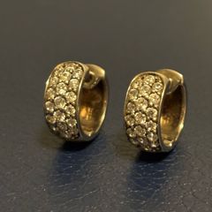 Sterling Silver Earrings with Clear Stones