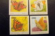 Irish Stamp set 2000.Fauna and Flora.Native Butterflies.