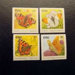 Irish Stamp set 2000.Fauna and Flora.Native Butterflies.