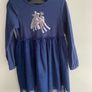 Navy Leigh Willow Rucker dress age 3-4 years Image 2