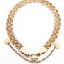 Vintage Gold Plated Sterling Silver Bracelet Image 2