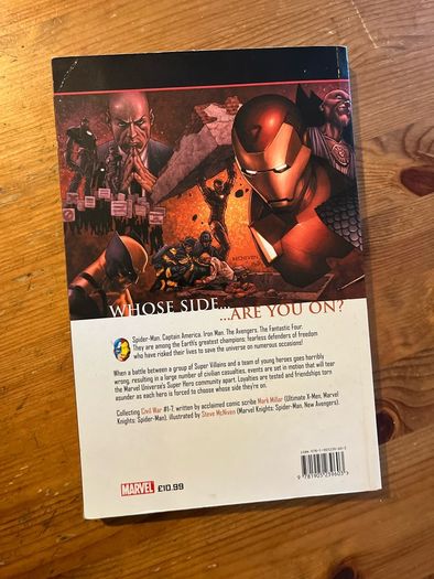 Marvel graphic novel Civil War