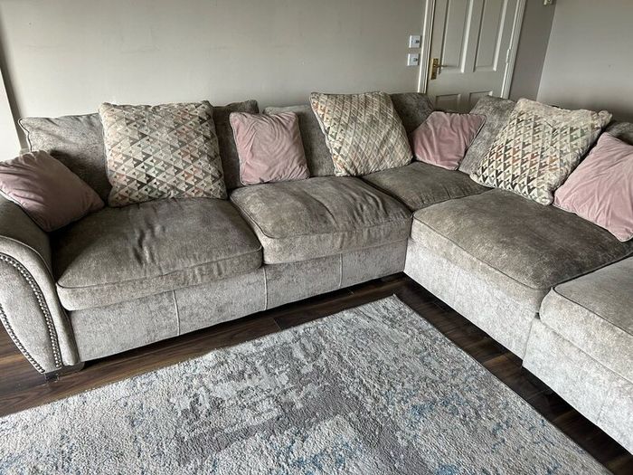 Large L shaped sofa