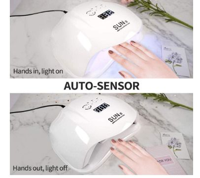 LED UV Nail Dryer with 36 Dual Light Source 54W