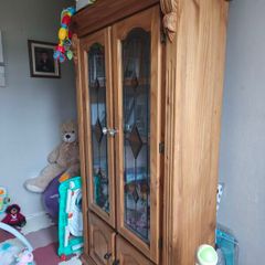 Rustic wooden cabinet