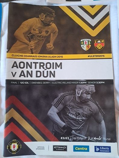 GAA Hurling Programmes (Ulster) X 7