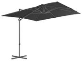 Cantilever Umbrella Cantilever Umbrella with Steel Pole Anthracite 250x250 cm