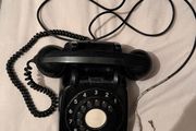 vintage collectable black telephone