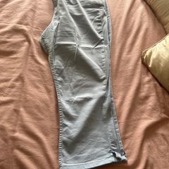 women's cropped pale blue size 16 summer jeans