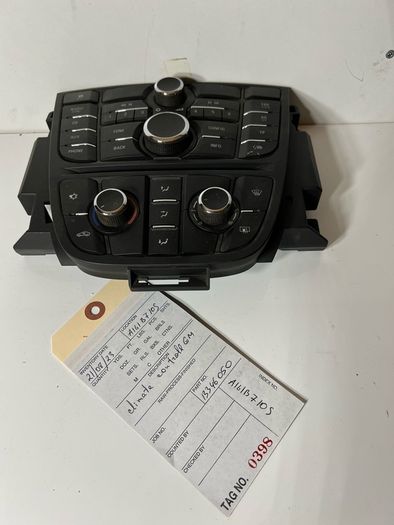 13346050 Opel Astra Climate Control radio control unit 13346092 A1l1b710s